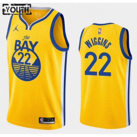 Golden State Warriors Andrew Wiggins 22 2020-21 Jordan Brand Statement Edition Pelipaidat Swingman - Lasten